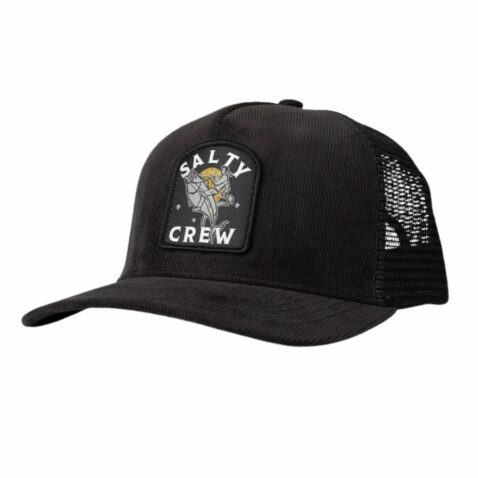 Salty Crew Rodeo Trucker Snapback Hat Black