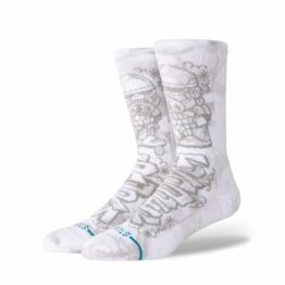 Stance DJ Trooper Crew Socks White