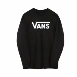 Vans Classic Long Sleeve T-Shirt Black White