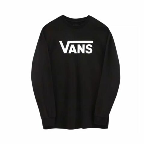 Vans Classic Long Sleeve T-Shirt Black White