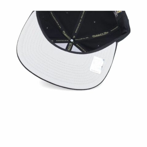 Mitchell & Ness Los Angeles Kings Vintage Evergreen Snapback Hat Black White - Image 6