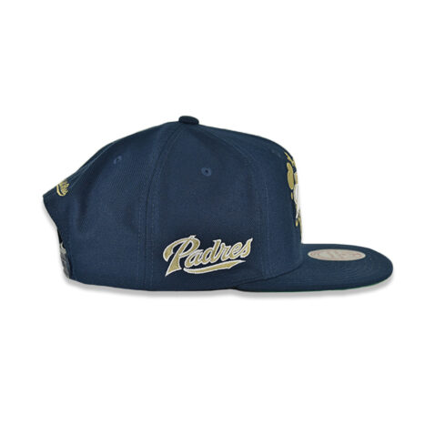 Mitchell & Ness San Diego Padres G Shadow Cooperstown Snapback Hat Navy Blue - Image 6