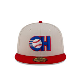 New Era 59Fifty Charros De Jalisco Official 2025 Alternate 2 Fitted Hat Stone Scarlet
