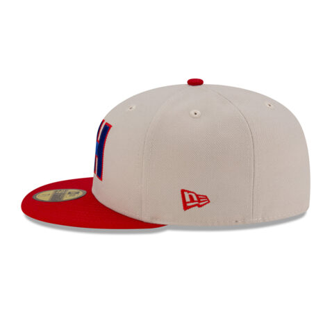 New Era 59Fifty Charros De Jalisco Official 2025 Alternate 2 Fitted Hat Stone Scarlet - Image 4