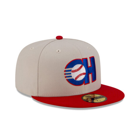 New Era 59Fifty Charros De Jalisco Official 2025 Alternate 2 Fitted Hat Stone Scarlet - Image 3