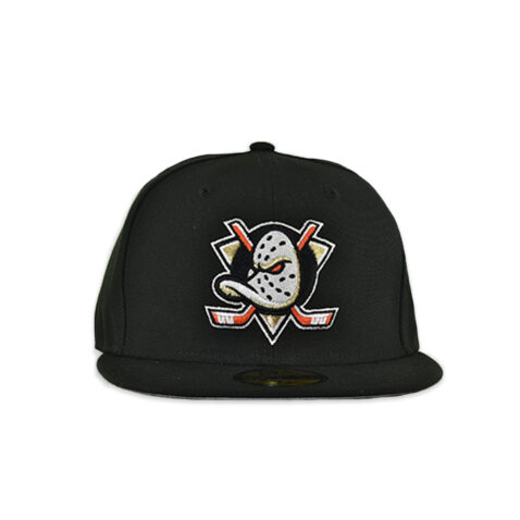 New Era 59Fifty Anaheim Mighty Ducks Fitted Hat Black - Image 2