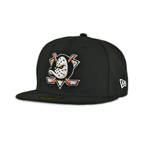New Era 59Fifty Anaheim Mighty Ducks Fitted Hat Black