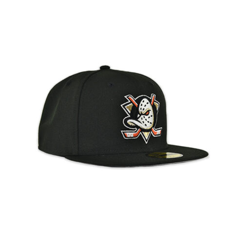 New Era 59Fifty Anaheim Mighty Ducks Fitted Hat Black - Image 3