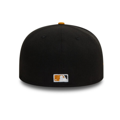 New Era 59Fifty California Angels Contrast Cord Cooperstown Fitted Hat Black Tan - Image 5