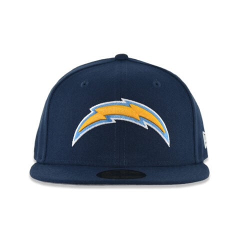 New Era 59Fifty Los Angeles Chargers Fitted Hat Oceanside Blue Gold - Image 2