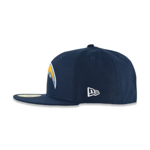 New Era 59Fifty Los Angeles Chargers Fitted Hat Oceanside Blue Gold - Image 4