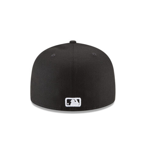New Era 59Fifty Los Angeles Dodgers 2024 World Series Champions Side Patch Fitted Hat Black White - Image 5