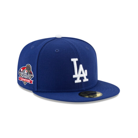 New Era 59Fifty Los Angeles Dodgers World Series Champion 2024 Side Patch Official Game Fitted Hat - Image 3
