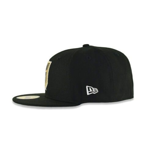 New Era 59Fifty Las Vegas Golden Knights Fitted Hat Black Gold - Image 4