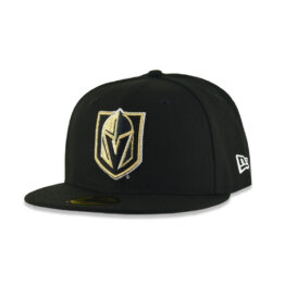 New Era 59Fifty Las Vegas Golden Knights Fitted Hat Black Gold