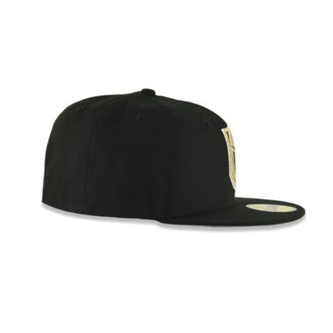 New Era 59Fifty Las Vegas Golden Knights Fitted Hat Black Gold - Image 6