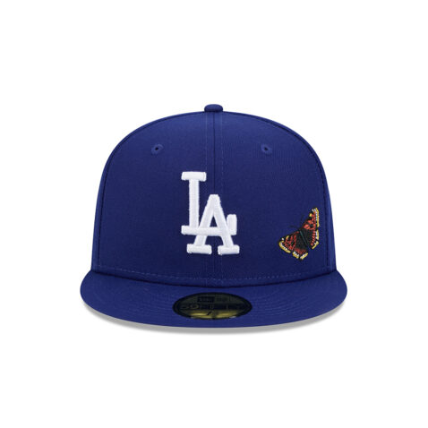 New Era x FELT 59Fifty Los Angeles Dodgers Dark Royal Blue  White Fitted Hat Limited Edition - Image 2