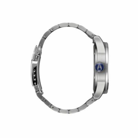 Nixon Sentry Stainless Steel Watch Silver Indigo - Image 3