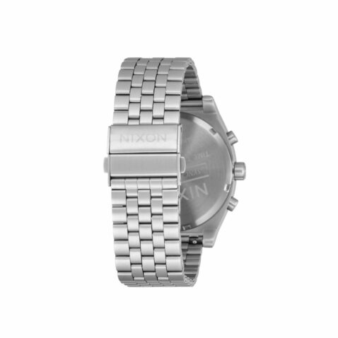 Nixon Time Teller Chrono Watch Chrome Black Chrome Sunray - Image 3