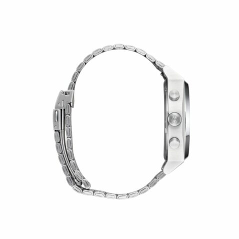 Nixon Time Teller Chrono Watch Chrome Black Chrome Sunray - Image 4