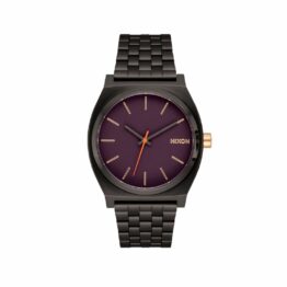 Nixon Time Teller Watch Gunmetal  Blackberry Gold