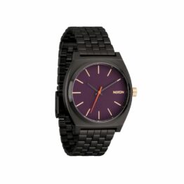 Nixon Time Teller Watch Gunmetal  Blackberry Gold