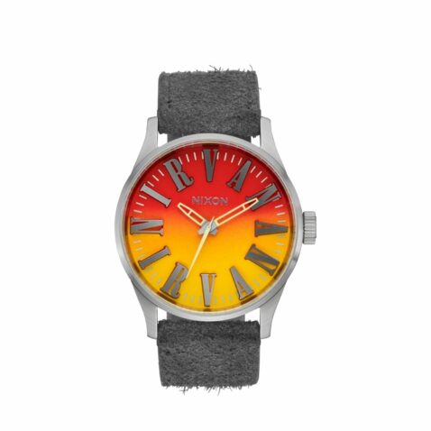 Nixon x Nirvana Sentry Leather Unplug Fade Watch