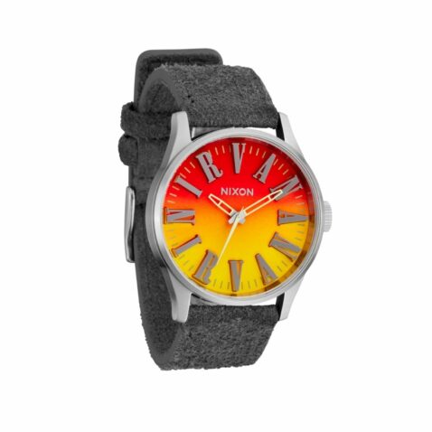 Nixon x Nirvana Sentry Leather Unplug Fade Watch