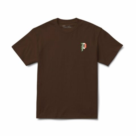 Primitive Por Vida Heavyweight Short Sleeve T-Shirt Brown
