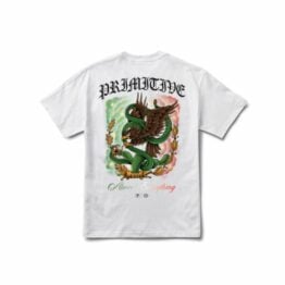 Primitive Por Vida Heavyweight Short Sleeve T-Shirt White