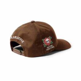 Primitive Por Vida Snapback Hat Brown
