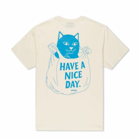 Ripndip Nermal In My Bag Short Sleeve T-Shirt Natural