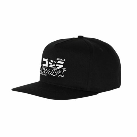 Santa Cruz x Godzilla Snapback Hat Black