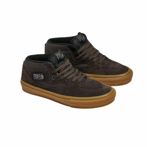 Vans Skate Half Cab Shoes Brown Gum