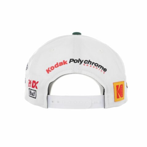 HUF x Kodak Snapback Hat White - Image 4