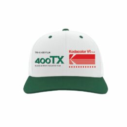 HUF x Kodak Snapback Hat White