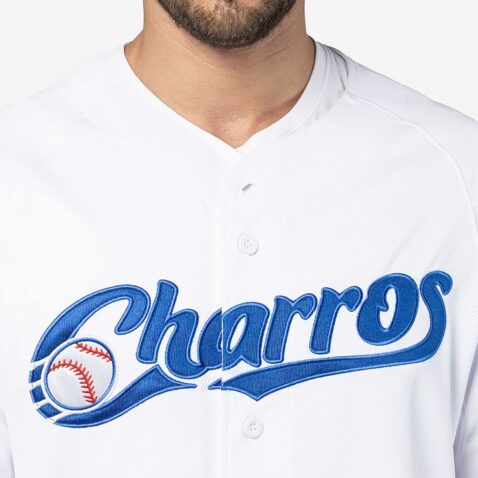 New Era Charros De Jalisco Official 2025 On Field Home Jersey White - Image 3