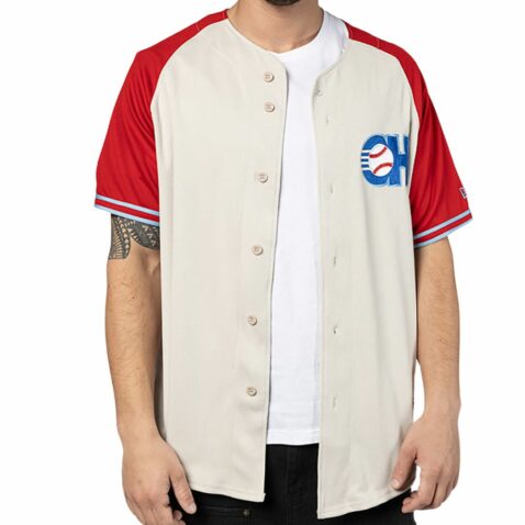 New Era Charros De Jalisco Official 2025 On Field Alternate 2 Jersey White Red New Era Charros De Jalisco Official 2025 On Field Alternate 2 Jersey White Red