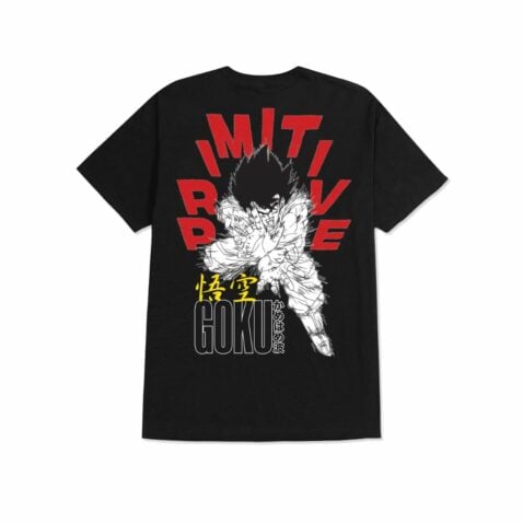 Primitive x Dragon Ball Z Goku Energy Short Sleeve T-Shirt Black - Image 2