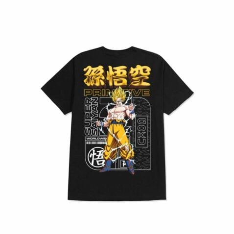 Primitive x Dragon Ball Z Spirit Short Sleeve T-Shirt Black - Image 2