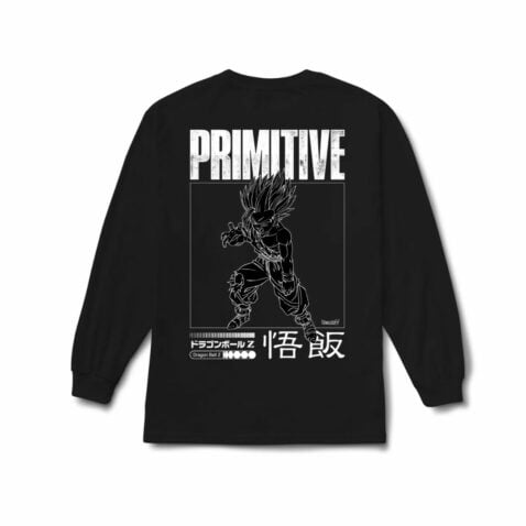 Primitive x Dragon Ball Z Vengeance Long Sleeve T-Shirt Black - Image 2