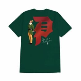 Primitive x Elf Jolly Short Sleeve T-Shirt Forest Green