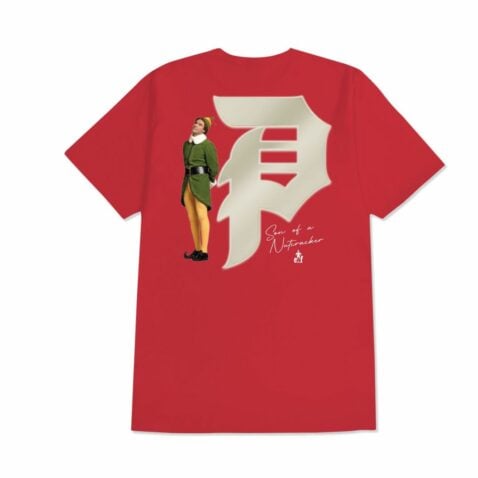 Primitive x Elf Jolly Short Sleeve T-Shirt Red - Image 2