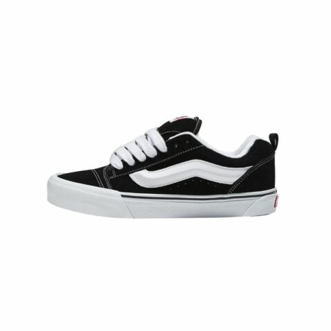 Vans Knu Skool Shoes Black True White - Image 2