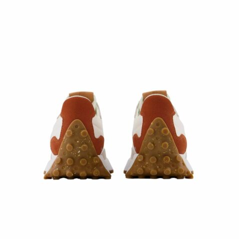 New Balance 327 Shoes White Brown - Image 4