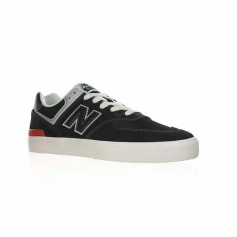 New Balance Numeric 574 Wide Sole Shoe Black White