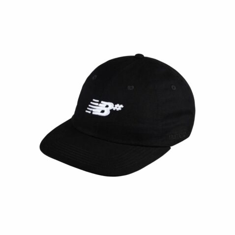 New Balance Numeric # 6 Panel Snapback Hat BK Black
