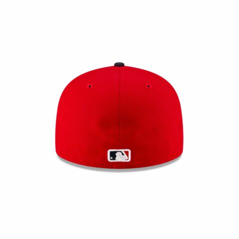 New Era 59Fifty Cleveland Guardians Authentic Collection On Field Home Game Fitted Hat Red Dark Navy - Image 5