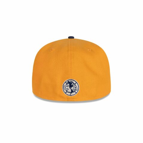 New Era 59Fifty Club America LMX Retro 3T Fitted Hat Chrome White Blue Gold - Image 5
