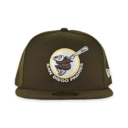 New Era 59Fifty San Diego Padres Friar Fitted Hat Brown